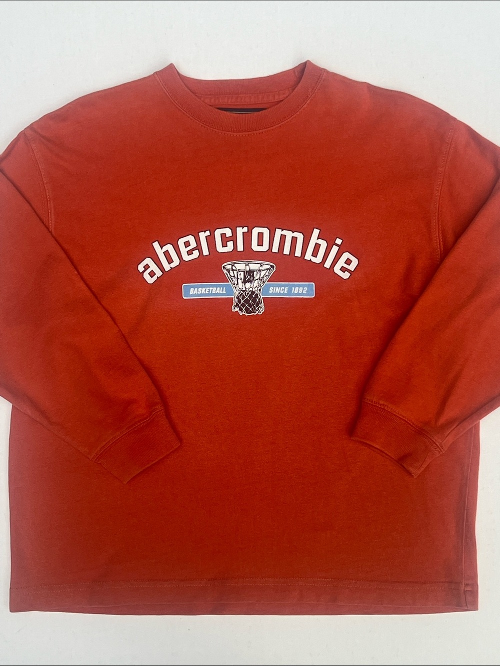🏀Vtg Abercrombie boys l/s hvywt tee🏀
